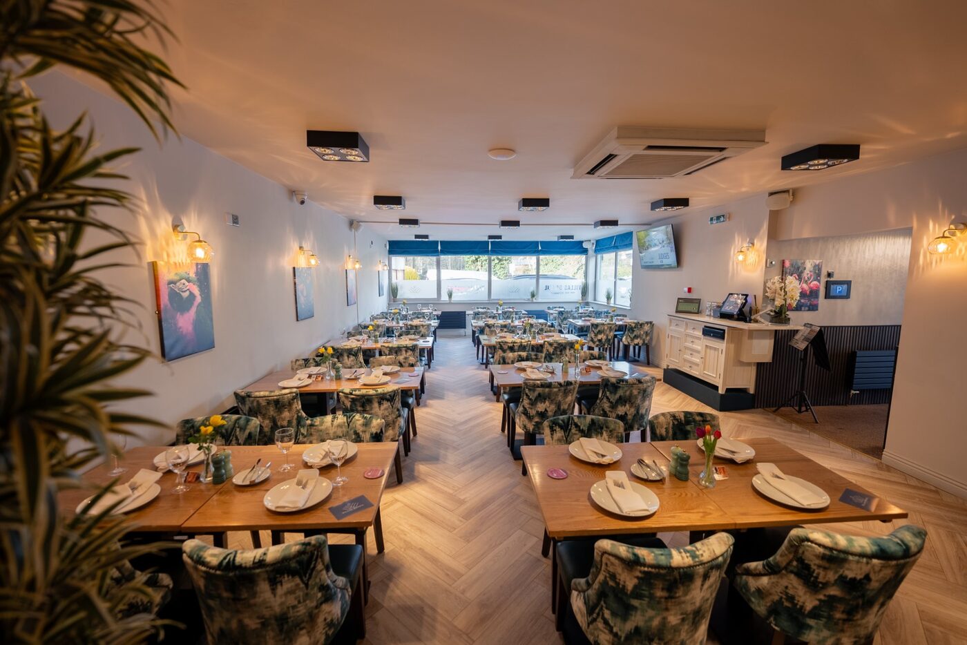 Villas Brazil dining room with buffet