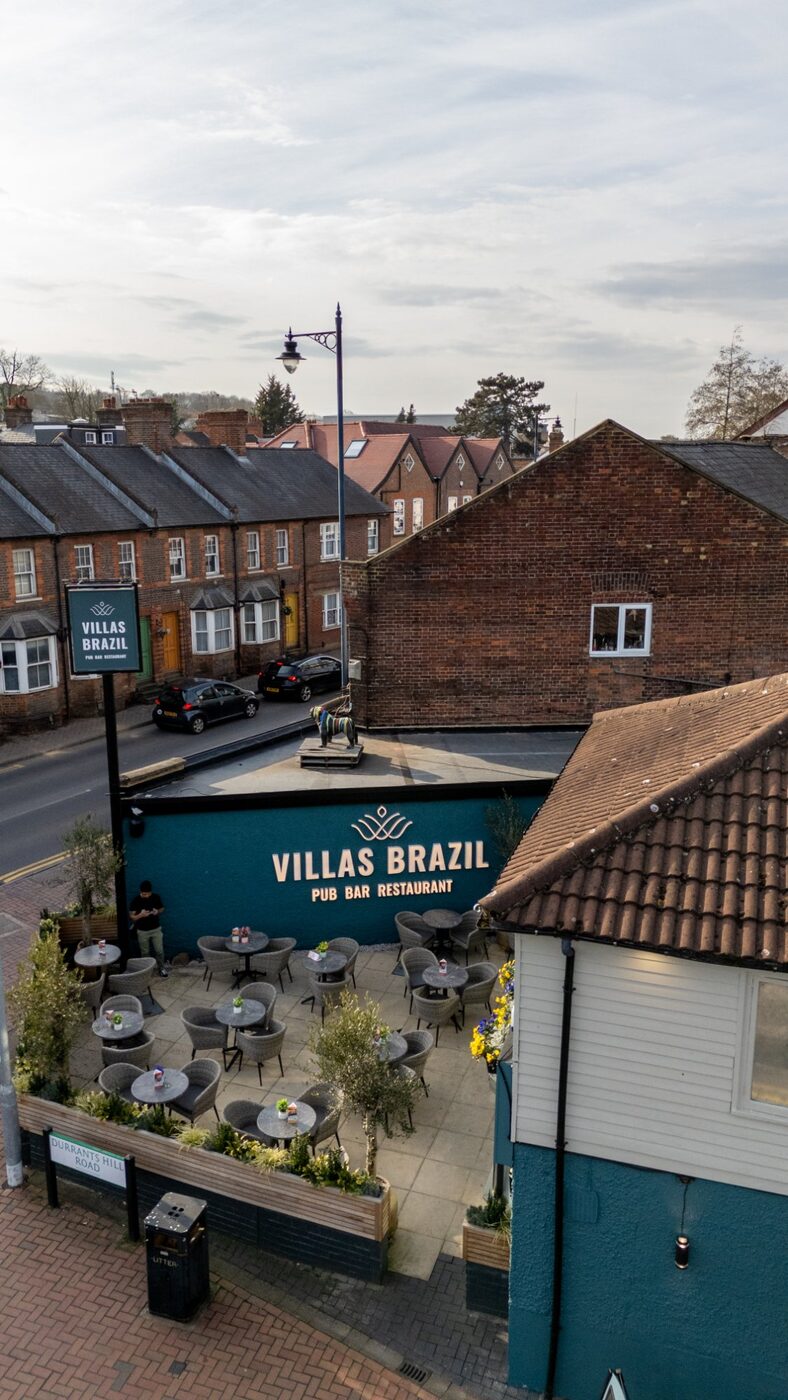 Aerial view of Villas Brazil terrace